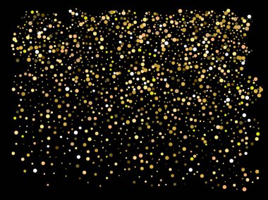 Parlak şenlikli yuvarlak konfeti.