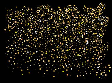 Siyah arka planda kaotik çevrelerde.