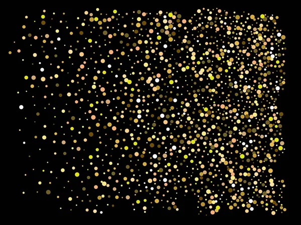 Düşen altın renkli daireler.