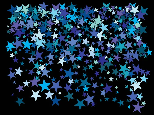 Estrellas abstractas festivas de lujo . — Vector de stock