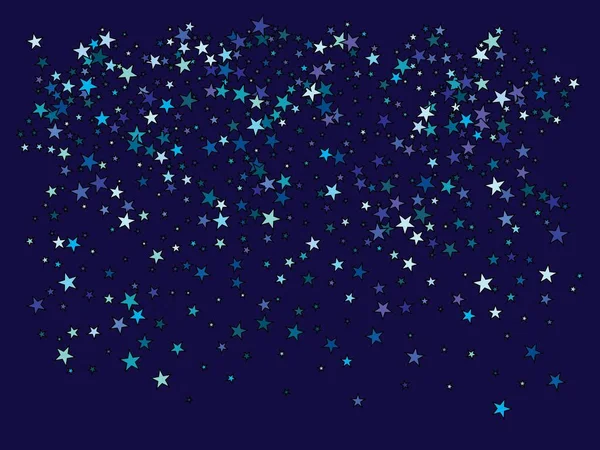 Абстрактні блакитні зірки на свята . — стоковий вектор