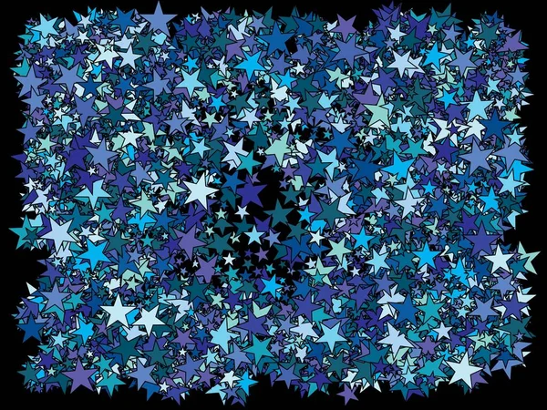 Estrellas abstractas festivas de lujo . — Vector de stock