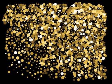 Parlak şenlikli düşen konfeti. Bölüm 10. Vektör illüstrasyonu.