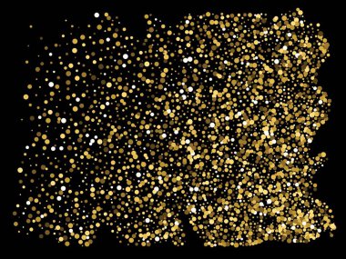 Parlak şenlikli düşen konfeti. Bölüm 10. Vektör illüstrasyonu.