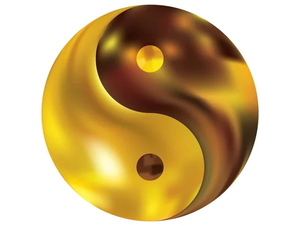 Αφηρημένο φόντο με τη μορφή του yin yang. — Διανυσματικό Αρχείο