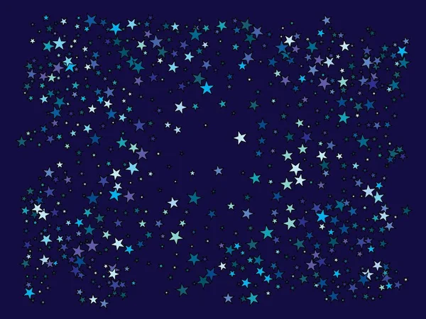 Estrellas azules abstractas para vacaciones . — Archivo Imágenes Vectoriales