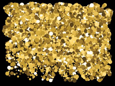 Parlak şenlikli yuvarlak konfeti.