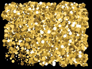 Siyah arka planda kaotik çevrelerde.