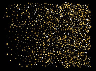 Parlak şenlikli yuvarlak konfeti.