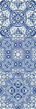 Antika Portekiz azulejo seramik.