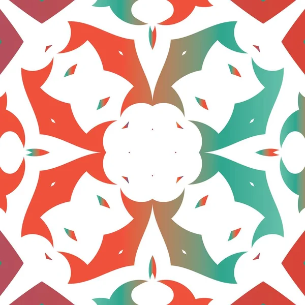 Decoración Decorativa Azulejos Talavera Mexicana Diseño Universal Ilustración Patrón Sin — Archivo Imágenes Vectoriales