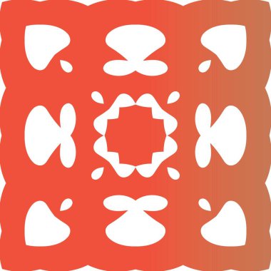 Geleneksel süslü Meksika Talavera 'sı. El yapımı tasarım. Vektörsüz model kavramı. Web arkaplanı, baskı, yastıklar, yüzey dokusu, duvar kağıdı, havlular için kırmızı soyut arkaplan.