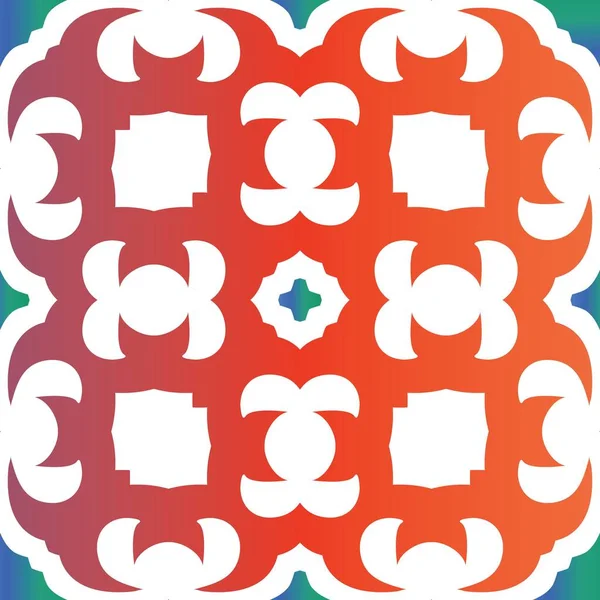 Meksika süslemeli talavera seramiği. Renkli tasarım. Vektörsüz şablon çerçevesi. Duvar kağıdı, web arkaplanı, havlular, baskı, yüzey dokusu, yastıklar için kırmızı vintage arkaplan.