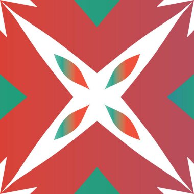 Meksika süslemeli talavera seramiği. Kusursuz bir arabesk deseni. Geometrik tasarım. Duvar kağıdı, web arkaplanı, havlular, baskı, yüzey dokusu, yastıklar için kırmızı vintage arkaplan.