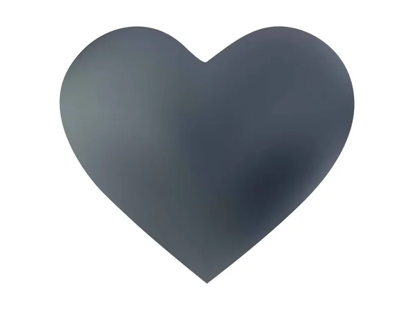 心臓の形で近代的な背景 柔らかい色のテーマ 第90 80のファッショナブルなスタイル モバイルアプリや画面のための銀流体カラフルなグラデーション形状 — ストックベクタ