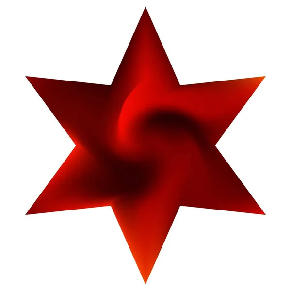 Fond Coloré Sous Forme Hexagramme Symbole Religieux Sacré Populaire Effet — Image vectorielle
