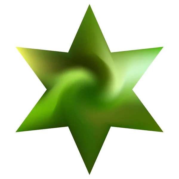 Barevné Pozadí Formě Hexagramu Judaický Posvátný Náboženský Symbol Moderní Měkoučká — Stockový vektor