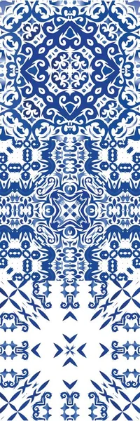 Антикварная Плитка Azulejo Лоскуты Дизайн Кухни Набор Векторных Бесшовных Шаблонов — стоковый вектор