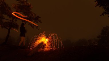 Badenweiler Scheibenfeuer gelenek, flinged disk no2