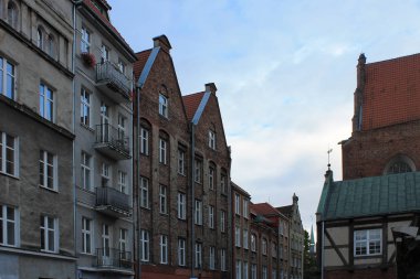 Eski kasaba Gdansk Polonya 'nın mimarisi