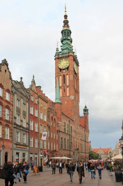 Eski kasaba Gdansk Polonya 'nın mimarisi