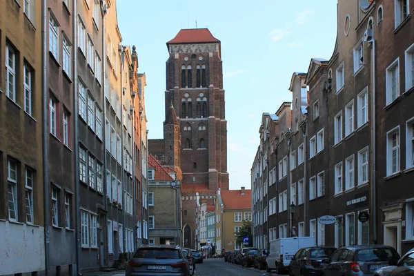 Architektur Der Altstadt Danzig Polen — Stockfoto