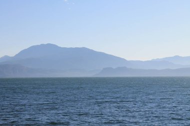 Lake Garda soğuk sabah kara sevdanın