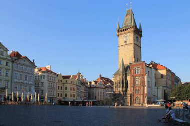 Prag 'daki Eski Şehir Meydanı Çek Cumhuriyeti