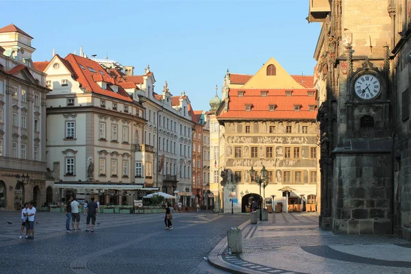 Óváros Tér Prágában Cseh Köztársaság — Stock Fotó