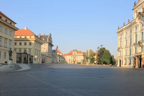 Centro Histórico Praga República Checa Pela Manhã Sem Pessoas — Fotografia de Stock