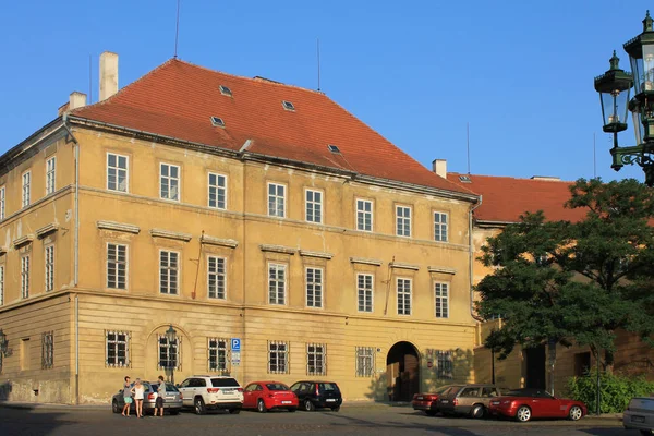 Historické Centrum Prahy České Republiky Ráno Bez Lidí — Stock fotografie