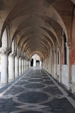 Sokak Venedik Italya sütun ile Galeri