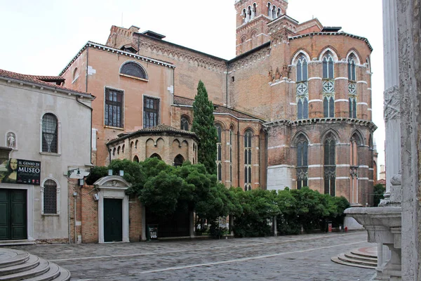 Pequeña Plaza Venecia Italia Día Nublado — Foto de Stock