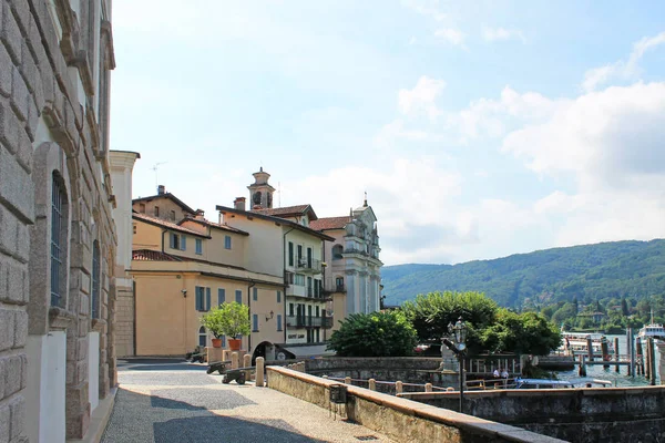 Palacio Isla Isola Bella Lago Maggiore Italia Brillante Día Verano — Foto de Stock