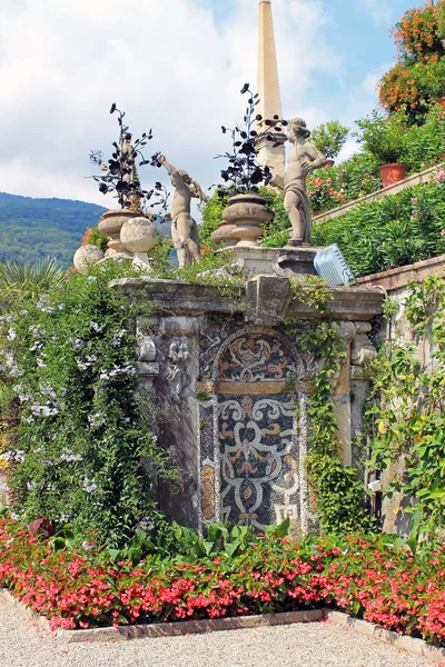 Aménagement Paysager Sur Île Isola Bella Sur Lac Majeur Italie — Photo