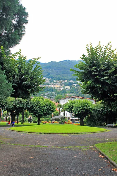 Locarno Suiza Día Nublado Verano — Foto de Stock