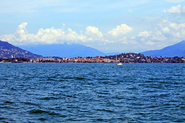 Baveno Maggiore Gölü Talya Manzarası — Stok fotoğraf