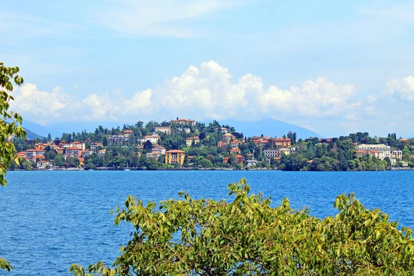 Vista Baveno Lago Maggiore Italia — Foto de Stock