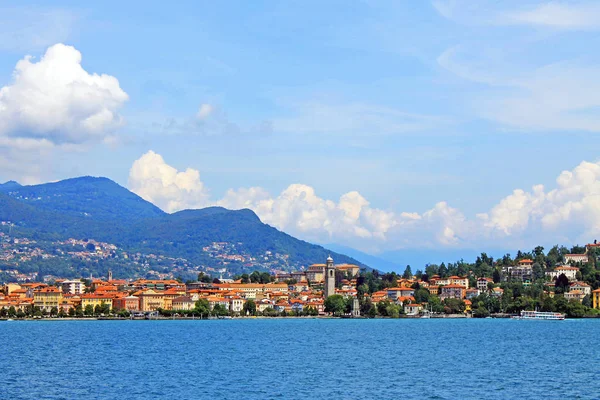 Вид Бавено Озеро Маджоре Италия — стоковое фото