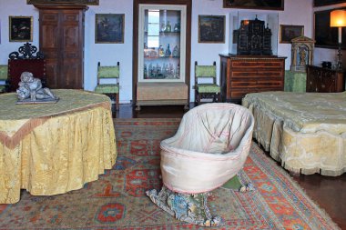 Isola Madre adasında Sarayın iç