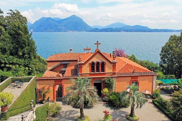 Kleine Kapelle Auf Der Insel Isola Madre Italien — Stockfoto