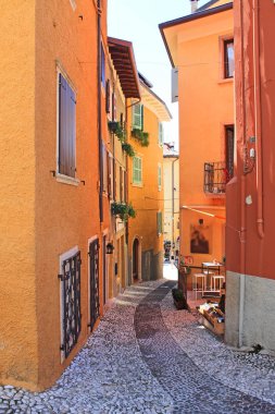 Malcesine İtalya Güneşli yaz günü kasabası