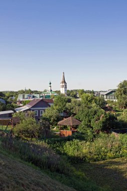 Suzdal Rusya'da yaz şehir manzara