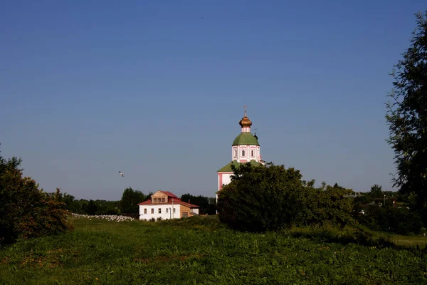 Paisagem Cidade Verão Suzdal Rússia — Fotografia de Stock