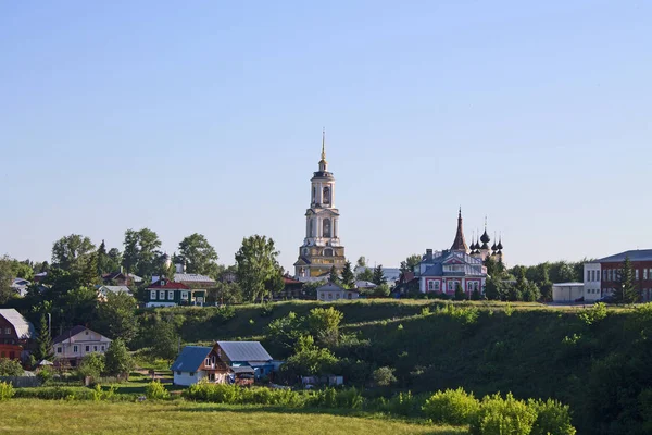 Paisagem Cidade Verão Suzdal Rússia — Fotografia de Stock