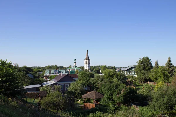 Paesaggio Estivo Della Città Russia Suzdal — Foto Stock