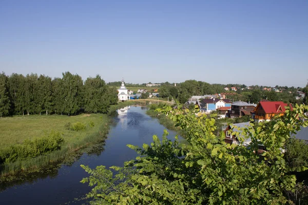 Sommer Stadtlandschaft Susdal Russland — Stockfoto