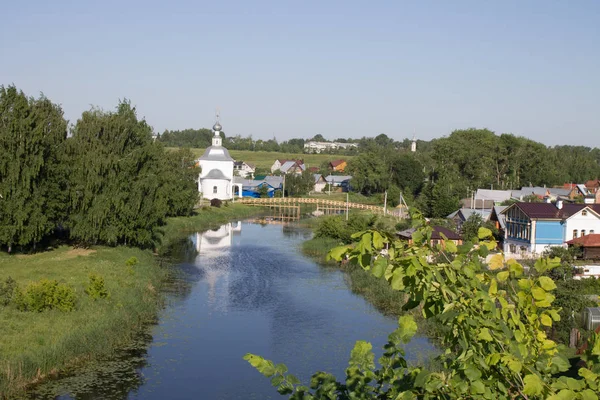 Zomerstad Landschap Suzdal Rusland — Stockfoto