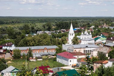 Net bir yaz gününde Rusya'da Gorokhovets Panorama