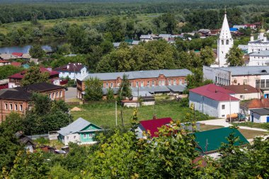 Net bir yaz gününde Rusya'da Gorokhovets Panorama